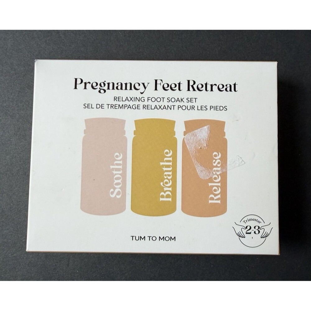 Tum To Mom Pregnancy Feet Retreat Reusing For Soak At Trimester 2-3 New